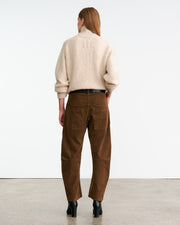 SHON CORDUROY PANT IN CAFFE