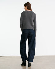 VICKI SWEATER IN DARK CHARCOAL MELANGE