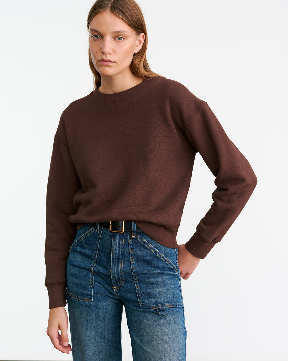 GORTANA SWEATSHIRT IN MOCHA