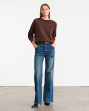 GORTANA SWEATSHIRT IN MOCHA