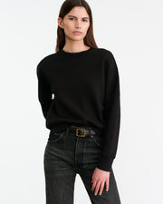 GORTANA SWEATSHIRT IN BLACK