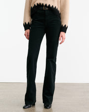 JOAN CORDUROY PANT IN JET BLACK