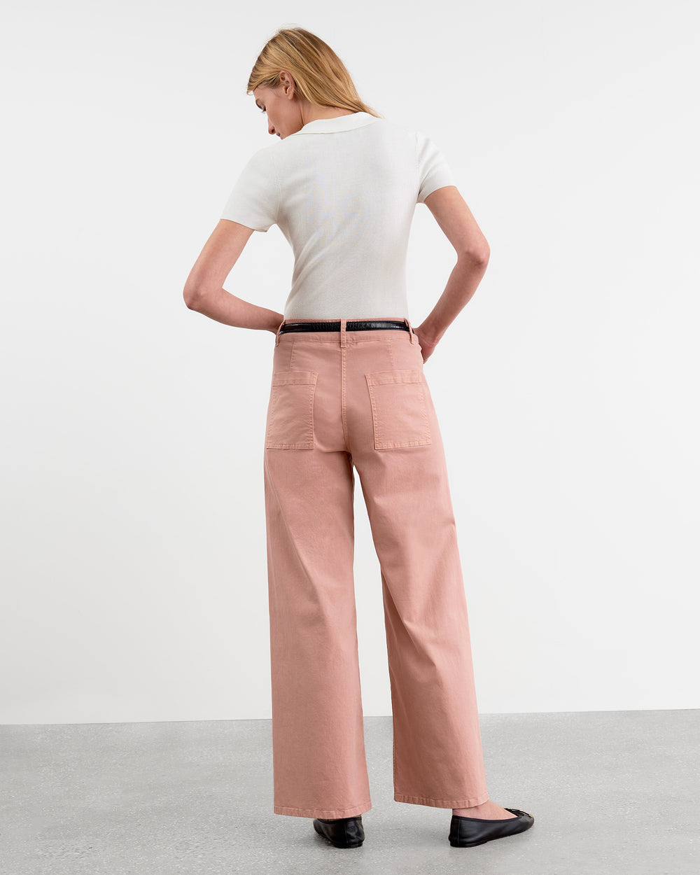 MEGAN PANT IN OXFORD PINK