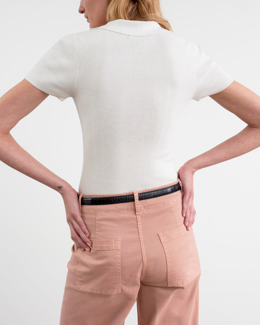MEGAN PANT IN OXFORD PINK