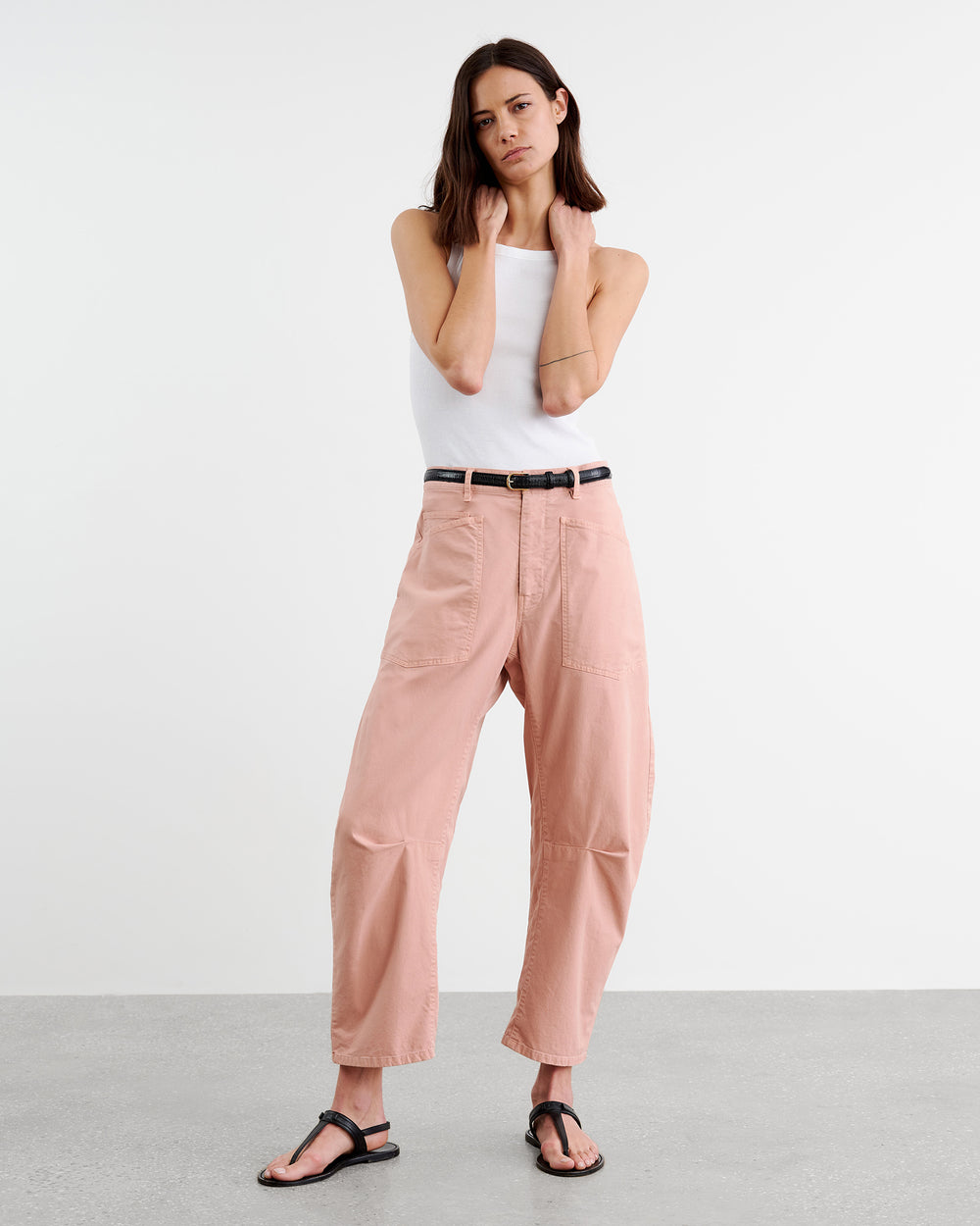 SHON PANT IN OXFORD PINK
