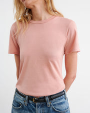 MARIELA TEE IN OXFORD PINK
