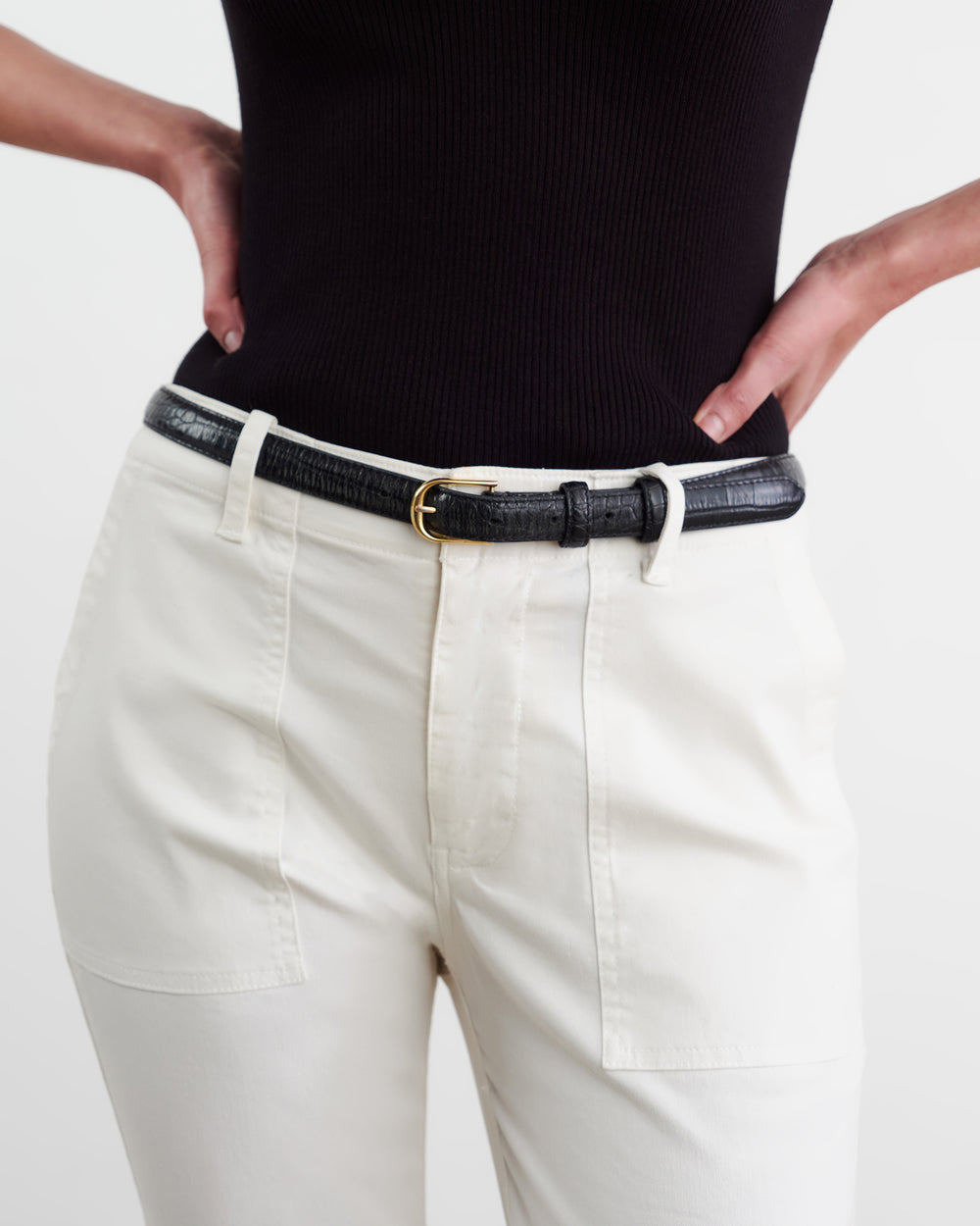 JENNA PANT IN WHITE