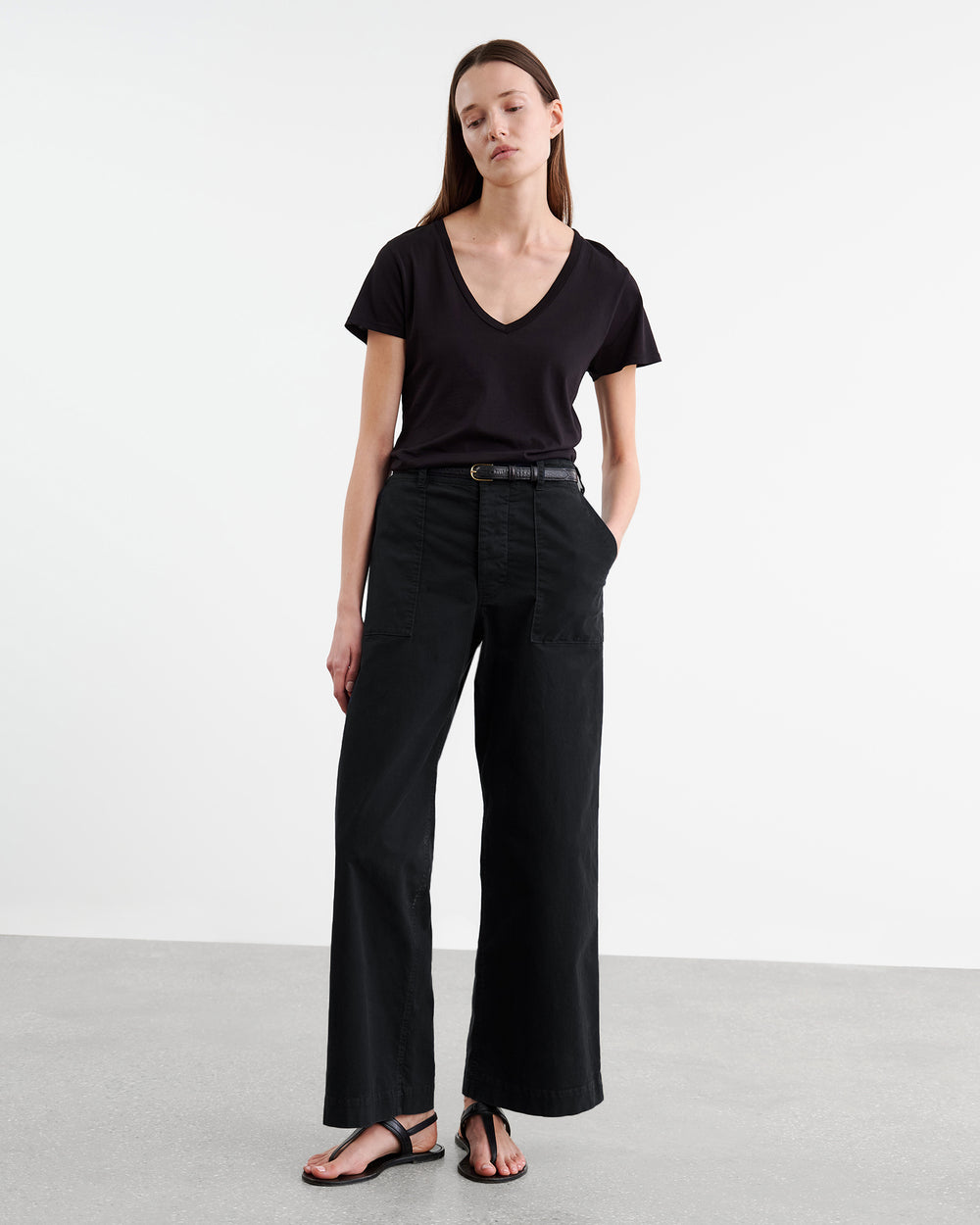 LEON BOY PANT IN CARBON