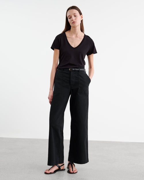 LEON BOY PANT IN CARBON