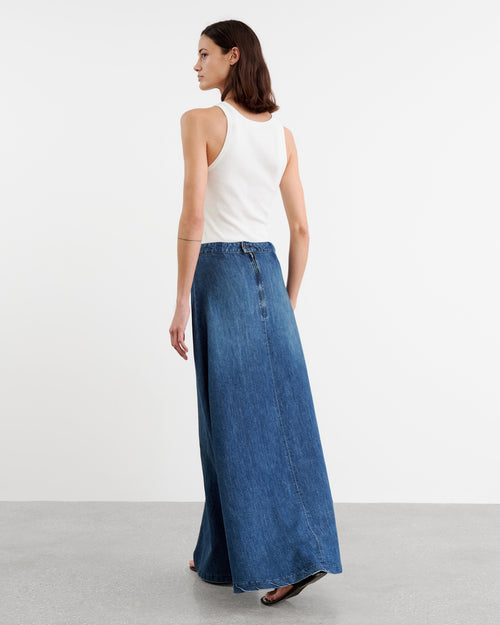 ASTRID DENIM SKIRT IN ASTRID DENIM SKIRT