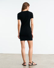 PALMA KNIT DRESS IN BLACK