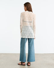 STACY CARDIGAN IN IVORY