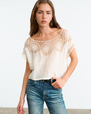 CAILA TOP IN IVORY