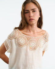 CAILA TOP IN IVORY