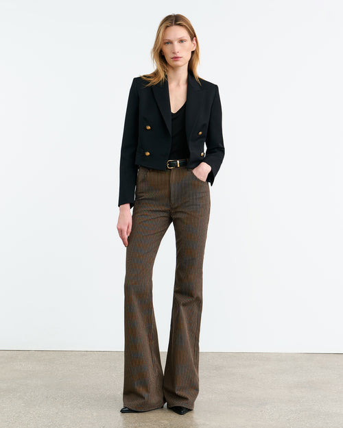 ROE JEAN IN VINTAGE RAILROAD STRIPE