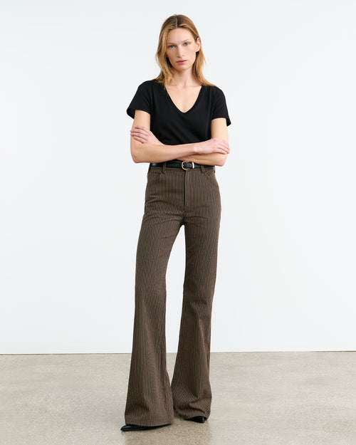 ROE JEAN IN VINTAGE RAILROAD STRIPE