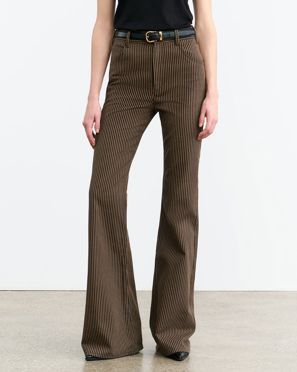 ROE JEAN IN VINTAGE RAILROAD STRIPE
