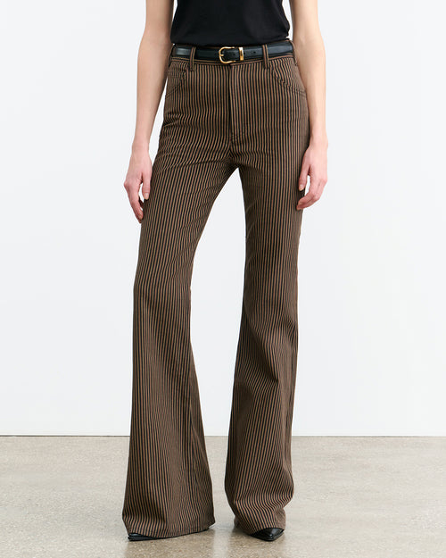 ROE JEAN IN VINTAGE RAILROAD STRIPE
