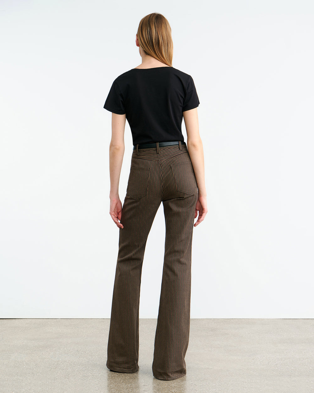 ROE JEAN IN VINTAGE RAILROAD STRIPE