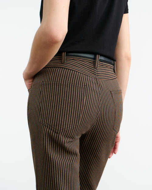 ROE JEAN IN VINTAGE RAILROAD STRIPE