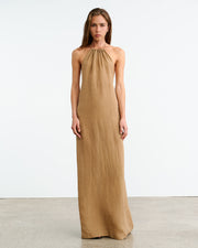 LELIA DRESS IN KHAKI