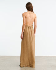 LELIA DRESS IN KHAKI