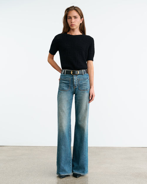 ELYSIA CASHMERE SWEATER IN BLACK