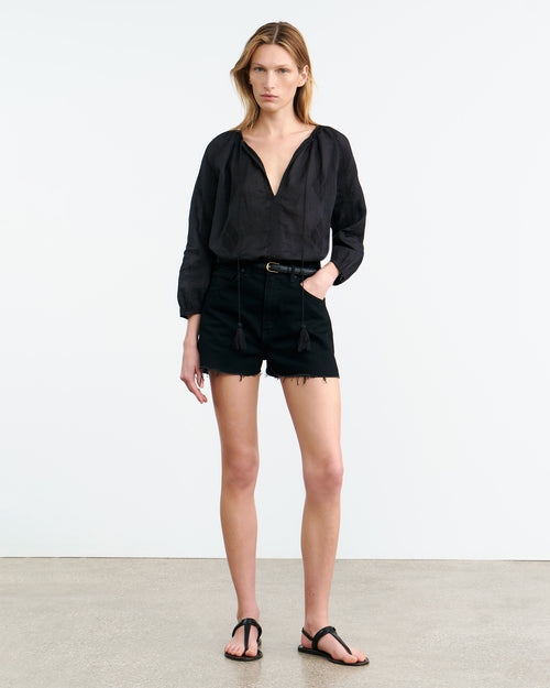 CRISTO BLOUSE IN BLACK