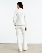 GERALDINE DENIM JACKET IN CREAM