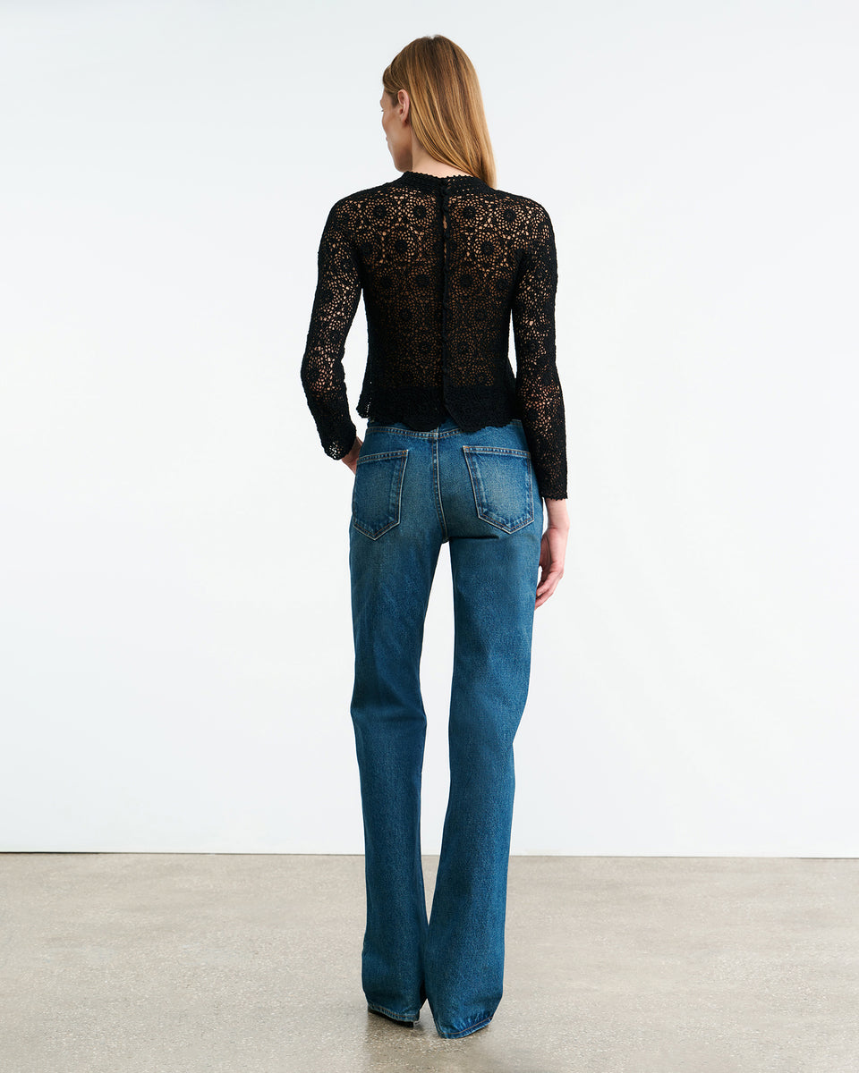 GIBSON SWEATER IN BLACK