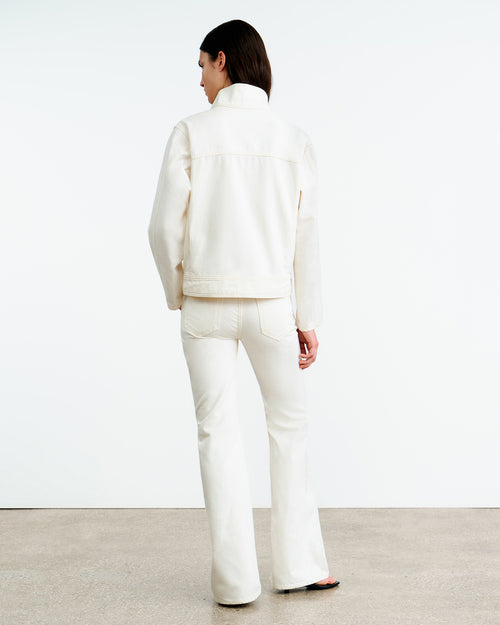 MARILOU DENIM JACKET IN CREAM
