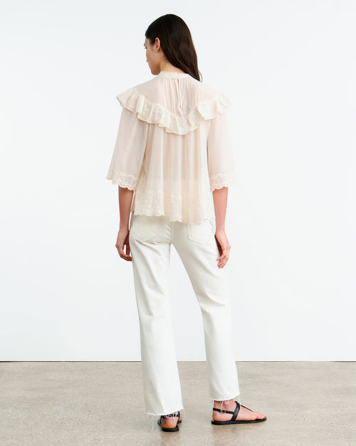 ALAIN BLOUSE IN IVORY