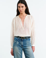 NEVILLE BLOUSE IN IVORY