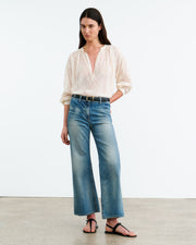 NEVILLE BLOUSE IN IVORY