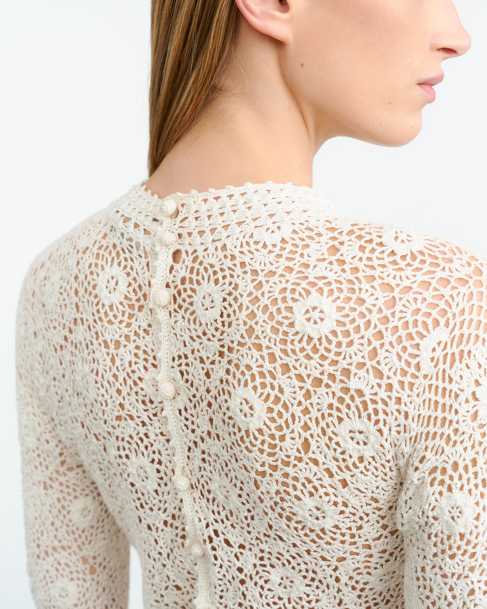 GIBSON SWEATER IN IVORY