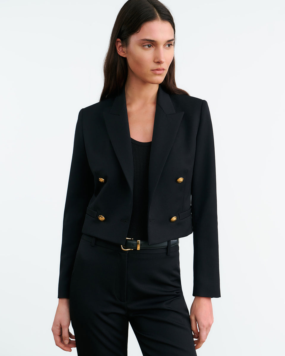 BEAUREGARD BLAZER IN BLACK