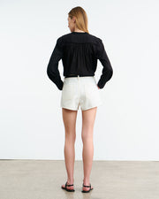HARLEY DENIM SHORT IN CREAM