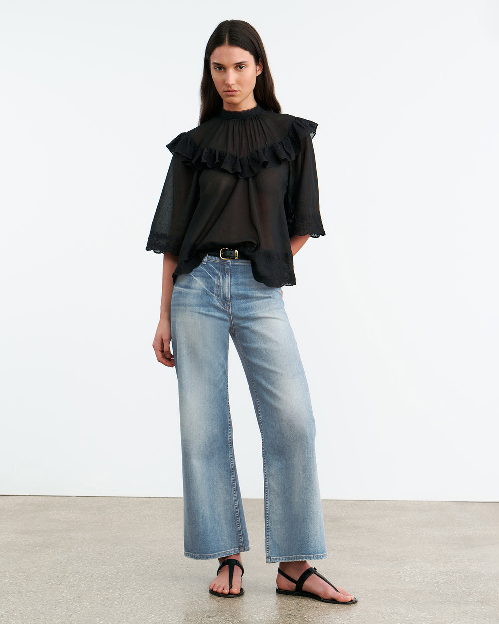 ALAIN BLOUSE IN BLACK