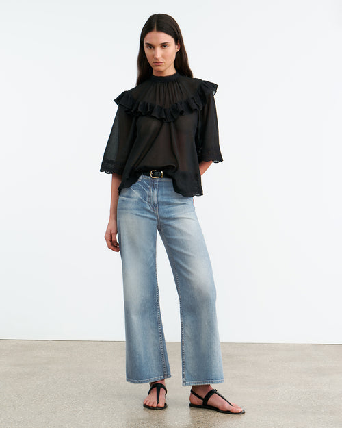 ALAIN BLOUSE IN BLACK