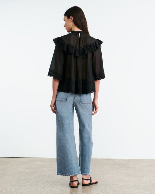 ALAIN BLOUSE IN BLACK