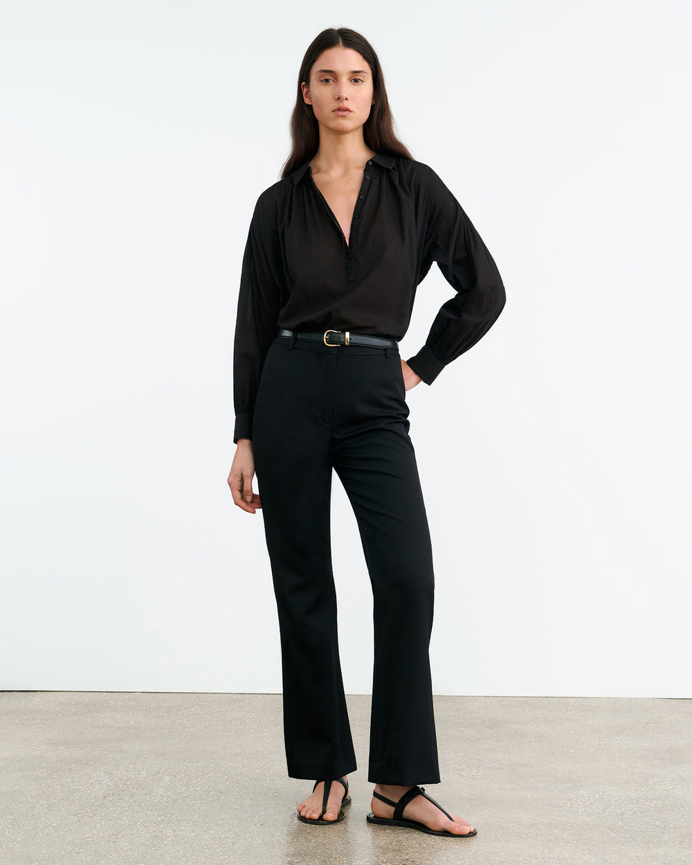 MILES BLOUSE IN BLACK