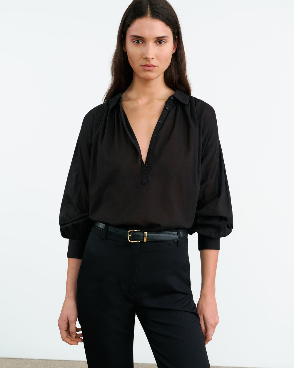 MILES BLOUSE IN BLACK