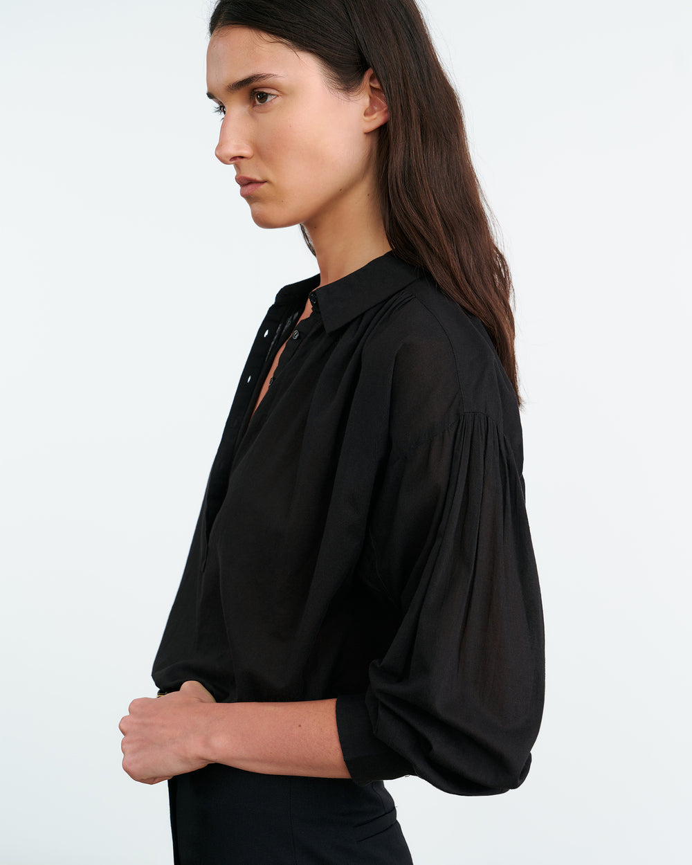 MILES BLOUSE IN BLACK
