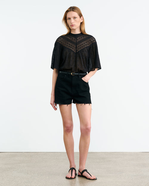 MIKKI BLOUSE IN BLACK