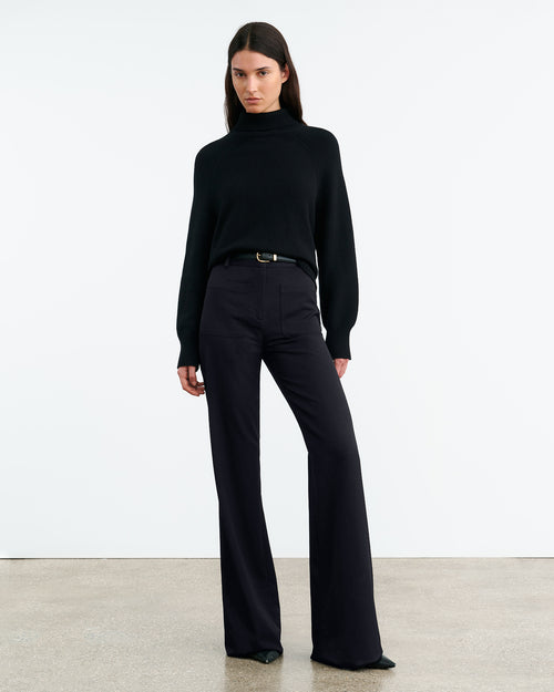 LANIE CASHMERE SWEATER IN BLACK