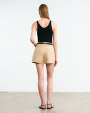 BEATRICE SHORT IN KHAKI