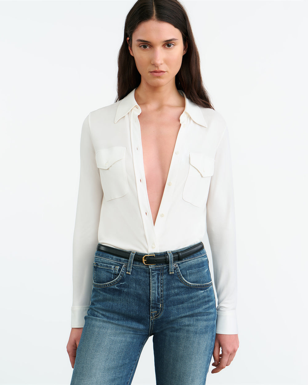 AVELINE SHIRT IN IVORY