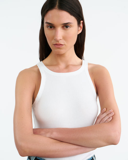 JENNIFER TANK IN WHITE