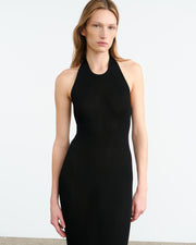 GERTRUDE KNIT DRESS IN BLACK