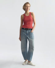 JUNE TANK IN WASHED RED